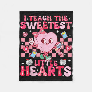 Ik Leer Het Allerzoetste Hartje Leraar Valentin Fleece Deken