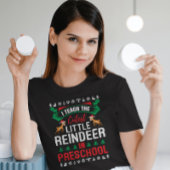 Ik leer het meest rendiertje in de kleuterschool t-shirt