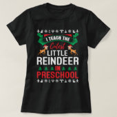 Ik leer het meest rendiertje in de kleuterschool t-shirt (Design voorkant)