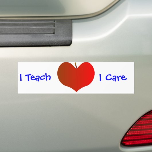 Ik leer, ik geef Bumpersticker (Op auto)