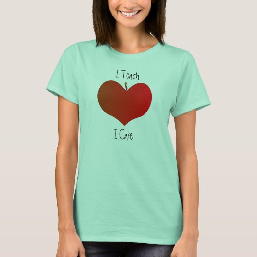 Ik leer, ik geef om t-shirt (Voorkant)