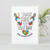 Ik leer Kinderen om de spraaktaaltherapie te herha Aankondiging (Staand voorkant)