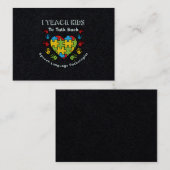 Ik leer Kinderen om de spraaktaaltherapie te herha Visitekaartje (Voorkant / Achterkant)