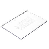 Ik leer Kinderen om honkbalbussen te hakken en te  Notitieboek (Linkerzijde)