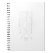 Ik leer Kinderen om honkbalbussen te hakken en te  Notitieboek (Voorkant)