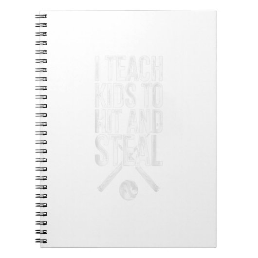 Ik leer Kinderen om honkbalbussen te hakken en te  Notitieboek (Voorkant)