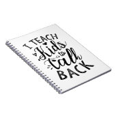 Ik leer Kinderen om terug te praten Notitieboek (Rechterzijde)