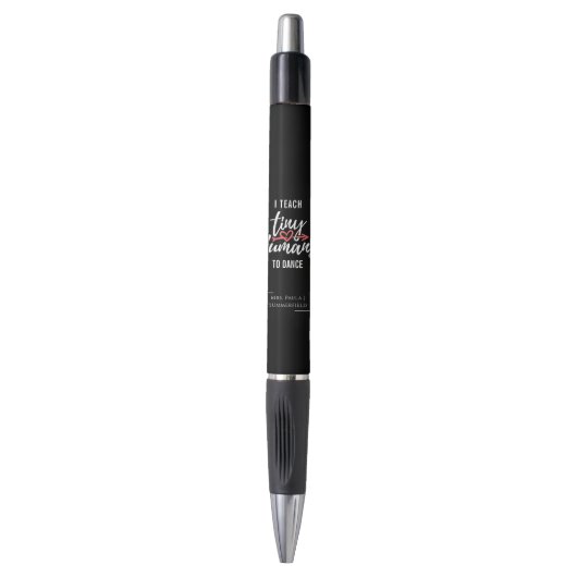 Ik Leer Kleine Mensen Dansen Gepersonaliseerde Ler Pen (Voorkant Verticaal)
