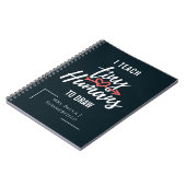 Ik leer kleine mensen om een persoonlijke leraar t notitieboek (Linkerzijde)