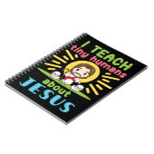 Ik leer kleine mensen over Jezus Christelijk Notitieboek (Linkerzijde)