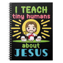 Ik leer kleine mensen over Jezus Christelijk