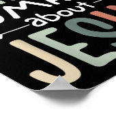 Ik leer kleine mensen over Jezus leraar zondag zoa Poster (Hoek)