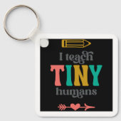 Ik leer kleine mensen sleutelhanger (Voorkant)