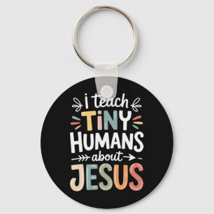 Ik leer kleine mensjes over Jezus _1  Sleutelhanger