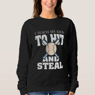Ik leer mijn Kinderen naar haar en steal honkbal p Trui