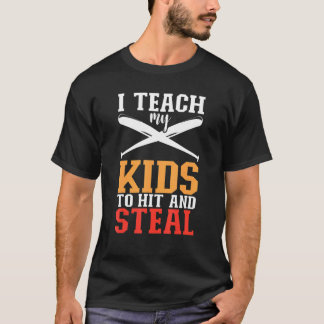 Ik leer mijn Kinderen sportwedstrijden te slaan en T-shirt