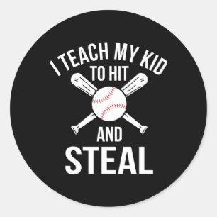 Ik leer mijn ouders te slaan en te stelen leuke ho ronde sticker