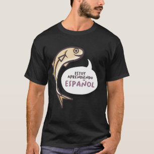Ik Leer Nederlands Gele Ansjovis, geel  T-shirt