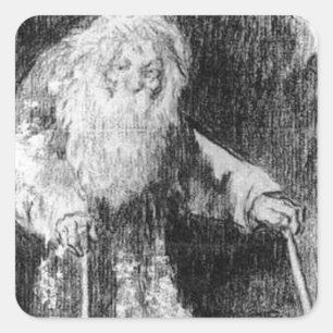 Ik leer nog steeds door Francisco Goya Vierkante Sticker