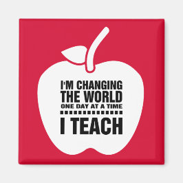 Ik leer. Onderwijsofferte | Apple Gift Magnets Magneet