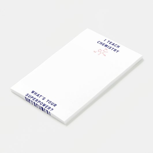 Ik leer scheikunde wat is je Superpower? Post-it® Notes (Schuin)