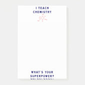 Ik leer scheikunde wat is je Superpower? Post-it® Notes (Voorkant)