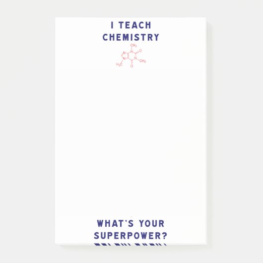 Ik leer scheikunde wat is je Superpower? Post-it® Notes (Voorkant)