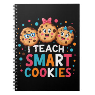 Ik leer slimme koekjes terug naar school leraar  notitieboek