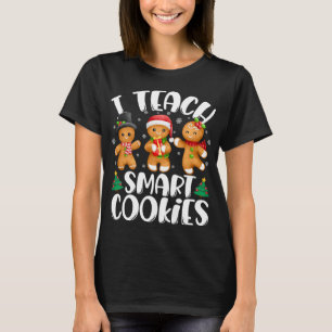 Ik leer Smart Cookies Christmas Teacher Schattige  T-shirt