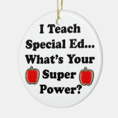 Ik leer speciaal Ed. Keramisch Ornament (Links)