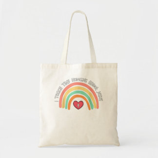 Ik leer Tiny Humans over Jezus leraar Appreciati Tote Bag