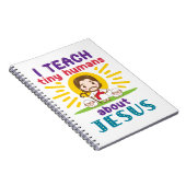 Ik leer Tiny Humans over Jezus Zondag School Notitieboek (Rechterzijde)