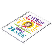 Ik leer Tiny Humans over Jezus Zondag School Notitieboek (Linkerzijde)