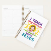 Ik leer Tiny Humans over Jezus Zondag School Planner (Display)