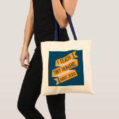 Ik leer Tiny Humans over Jezus Zondag School Tote Bag (Voorkant (product))
