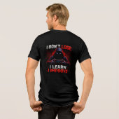 🔥 Ik Leer Verbeter Competitieve Tiener Gamers 🎮 Tri-Blend Shirt (Achterkant volledig)