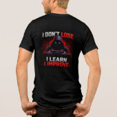 🔥 Ik Leer Verbeter Competitieve Tiener Gamers 🎮 Tri-Blend Shirt (Achterkant)