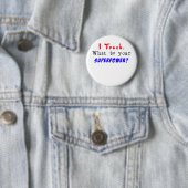 Ik leer. Wat is je SUPERPOWER? Ronde Button 5,7 Cm (In situ)