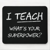 Ik leer wat je Superpower is? Muismat (Voorkant)