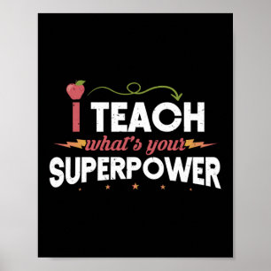 Ik leer wat je Superpower-leerkracht is Poster