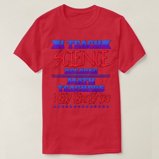 Ik leer wetenschap omdat grappige Humor T-shirt (Design voorkant)