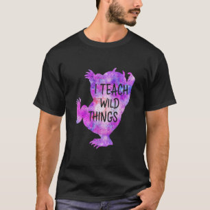 Ik leer Wilde Dingen Monster Funny Halloween T-shirt