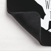 Ik leer wilde dingen monsterplezier Halloween gesc Muismat (Hoek)