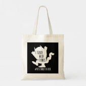 Ik leer Wilde Dingen Voorschoolse Leraar Tote Bag (Achterkant)