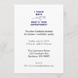 Ik leer Wiskunde wat is je Superpower? Kaart