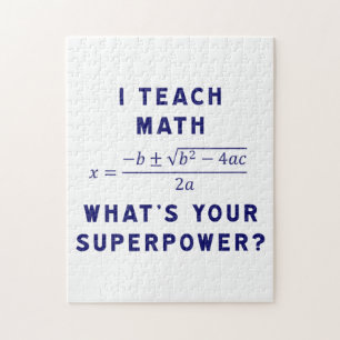 Ik leer Wiskunde / Wat is jouw Superpower? Legpuzzel