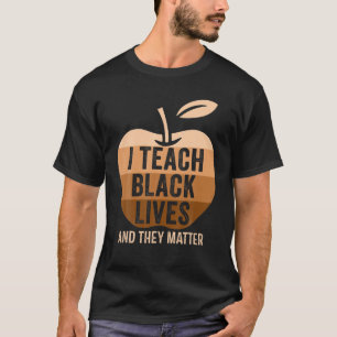 Ik leer zwarte levens en ze maken een zwarte gesch t-shirt