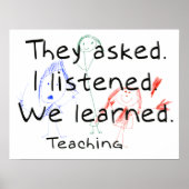 Ik leerde het Poster van het Onderwijs (Voorkant)