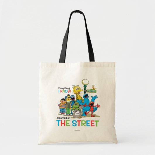 Ik leerde op de STRAAT Tote Bag (Voorkant)