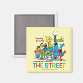 Ik leerde op STRAAT Magneet (Voorkant / Achterkant)